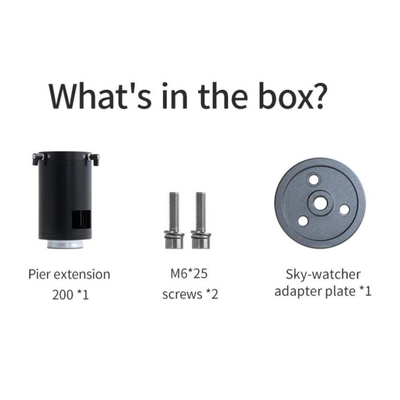 ZWO Rallonge de 20 cm pour le trépied TC40