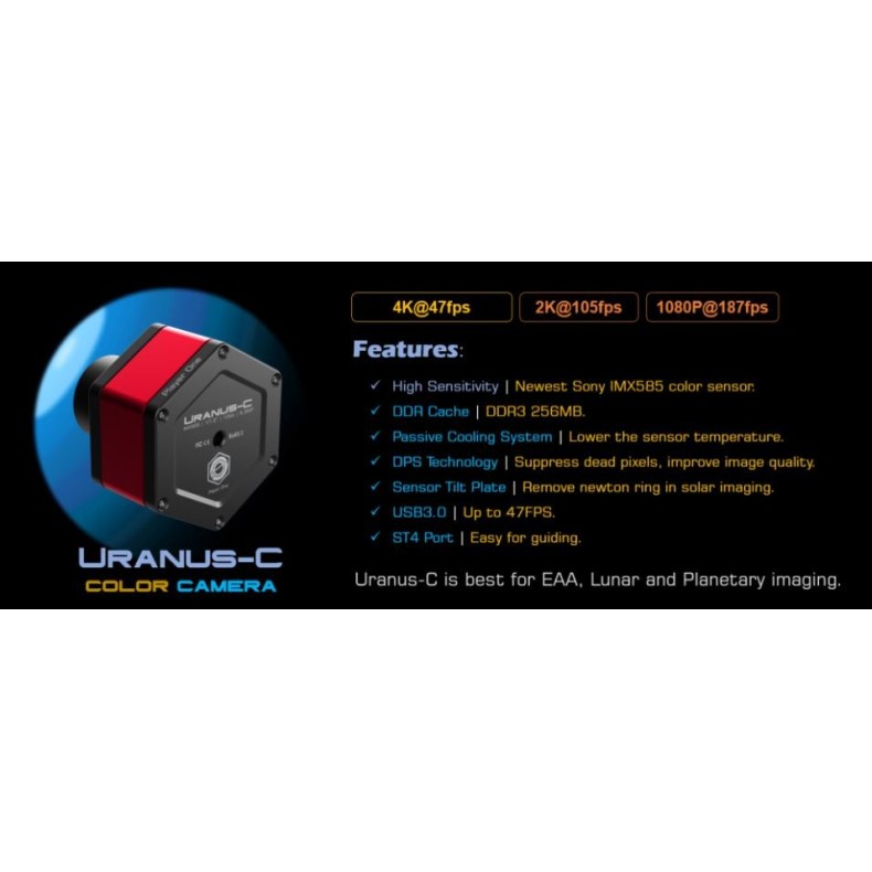 Caméra planétaire Uranus-C USB3.0... Caméra planétaire Uranus-C USB3.0...