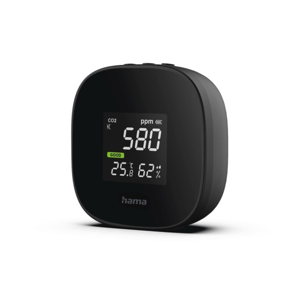 Hama Detector ````Safe'' Détecteur de C02, de température et d'humidité