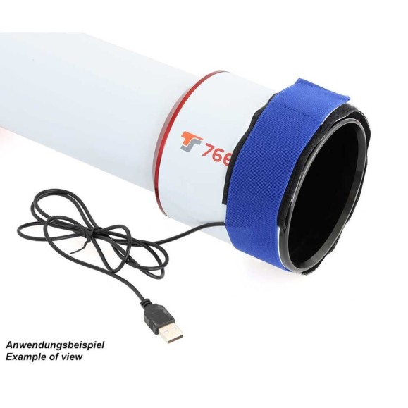 TSRuban chauffant USB -Optiques pour diamètres 110-145 mm
