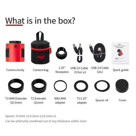 ZWO Caméra ASI991MM Pro Monochrome