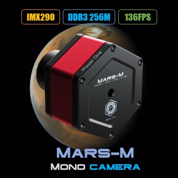 Caméra mono Player One Mars-M USB 3.0 (IMX290)