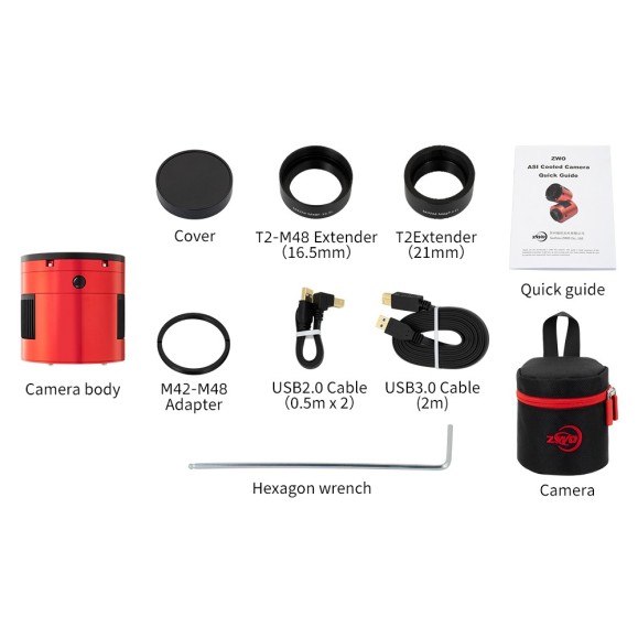 ZWO Caméra ASI2600MC Pro Color