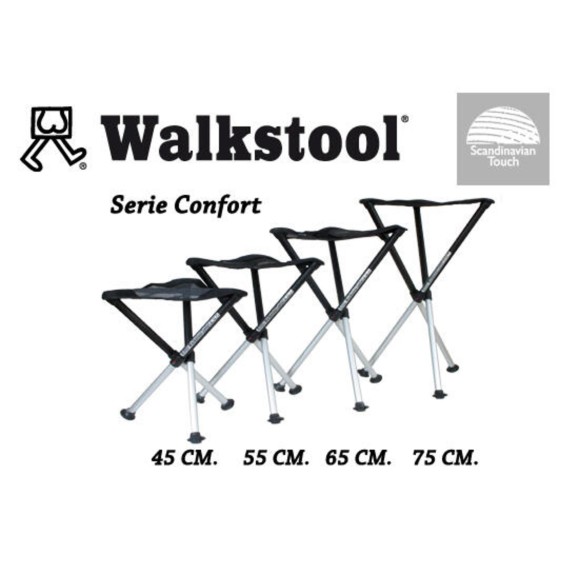 Tabouret pliant Walkstool Confort 65 cm