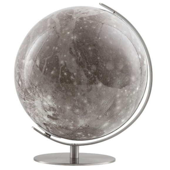 Globe terrestre Columbus Lune de Jupiter Ganymède 40cm