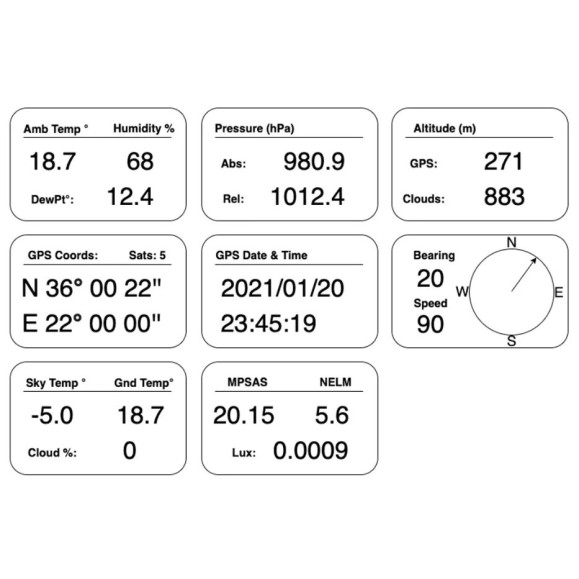Capteur météo Uranus Pegasus Astro
