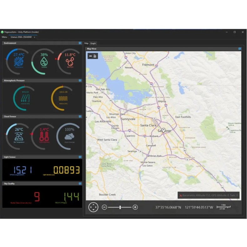 Capteur météo Uranus Pegasus Astro