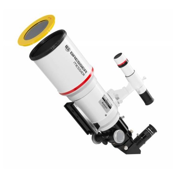 Télescope à objectif achromatique de haute qualité BRESSER Messier AR-102xs/460 Hexafoc (OTA uniquement) avec filtre solaire