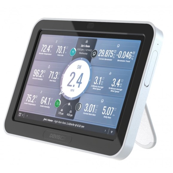 Station météo sans fil auto-alimentée Davis Vantage Pro2 avec console WeatherLink