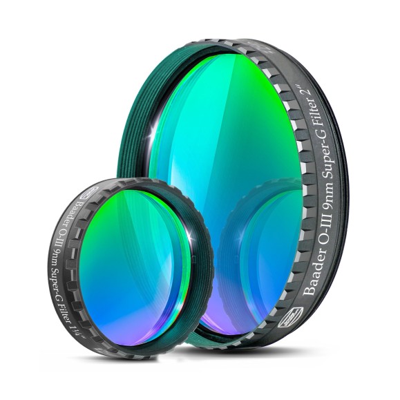 Filtre Baader O-III 2" Super-G (9 nm) - optimisé pour CMOS