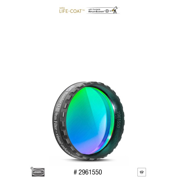 Filtre Baader O-III 1¼" Super-G (9 nm) - optimisé pour CMOS