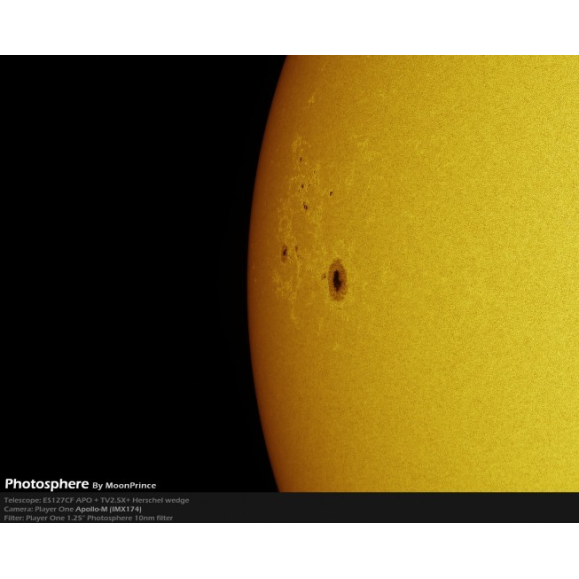 Caméra Player One Apollo-C USB 3.0 (IMX174) Couleur