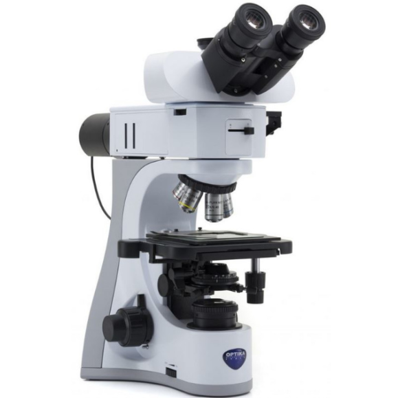Optika B-510METR microscope, métallurgique, incident, transmis, trino, IOS W-PLAN MET, 50x-500x, EU