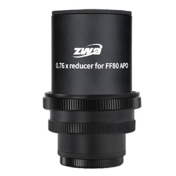 ZWO Réducteur d'aplatisseur 0,76x POUR FF80