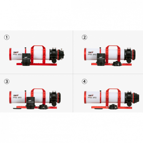 ZWO Réducteur d'aplatisseur 0,75x POUR FF65