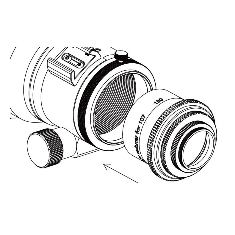 ZWO Réducteur d'aplatisseur 0,7x pour... ZWO Réducteur d'aplatisseur 0,7x pour...