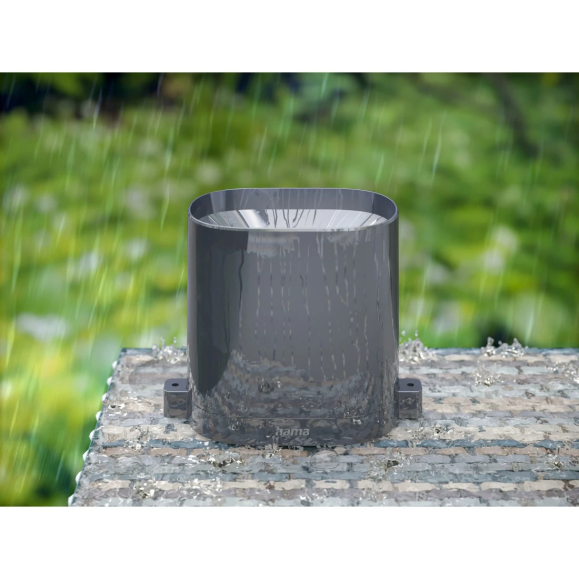 HAMA Station Météo Pluie Noir