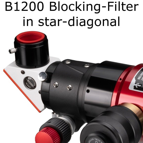 Télescope LUNT LS100MT/B1200R&P APO pour le soleil et le ciel étoilé