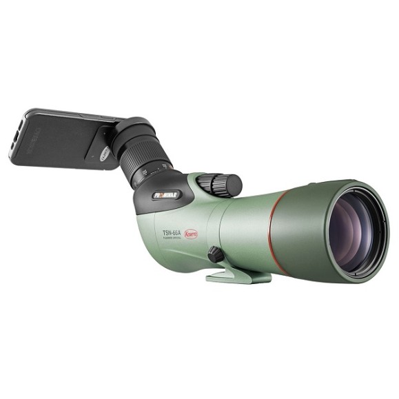 Kit lunette d'observation Kowa TSN-66A PROMINAR 25-60X zoom grand angle et étui en néoprène