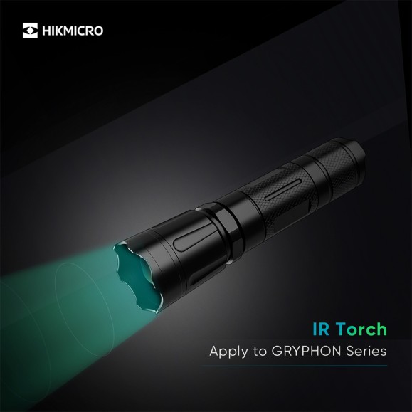 Torche IR 850 nm L028 pour la série Gryphon HIKMICRO (piles non incluses)