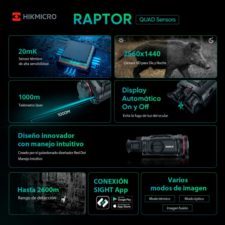 Raptor R75QG WLVE HIKMICRO Digital... Raptor R75QG WLVE HIKMICRO Digital...