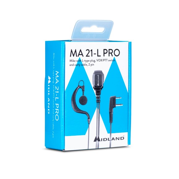 Microphone réglable pour casque VOX/PTT MA21/L PRO Midland