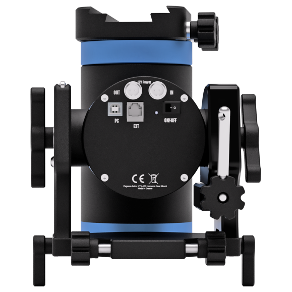 Pegasus Astro Monture équatoriale harmonique NYX-101 avec monture femelle Saddle Powerbox préinstallée