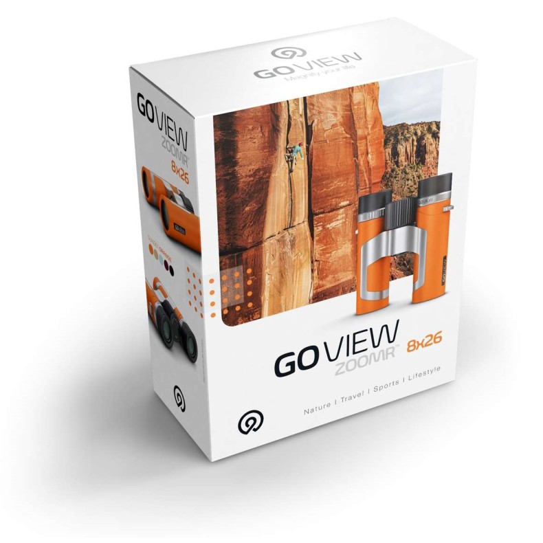 Jumelles GoView ZOOMR 8x26, Orange...