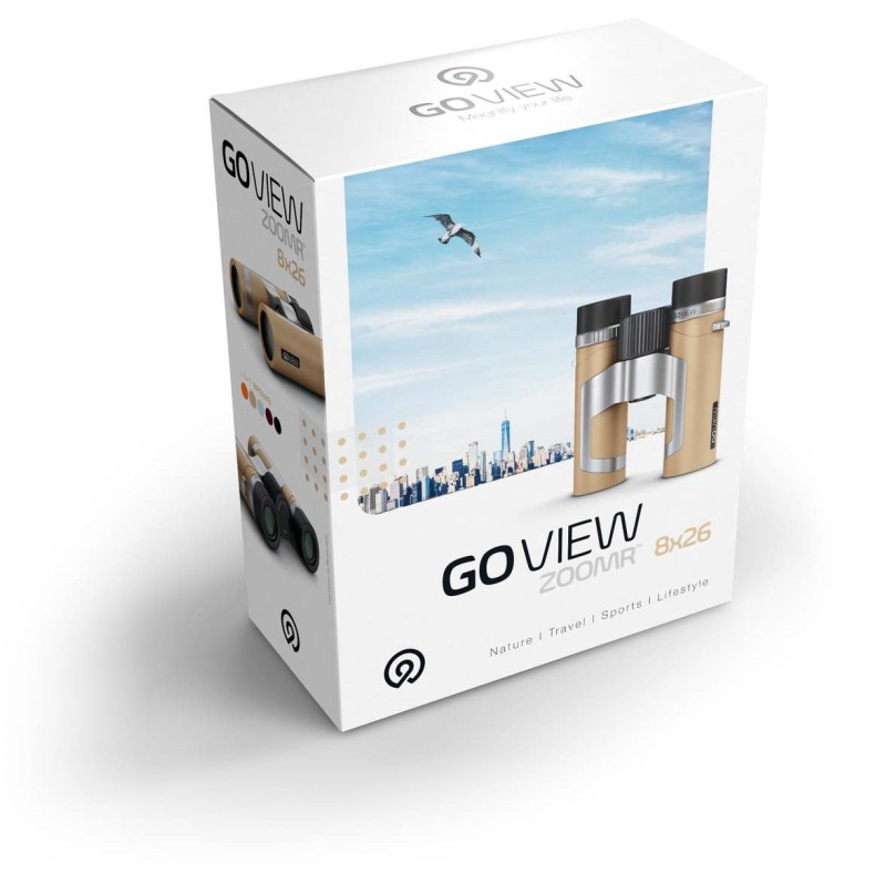 Jumelles GoView ZOOMR 8x26, marron clair Jumelles GoView ZOOMR 8x26, marron clair