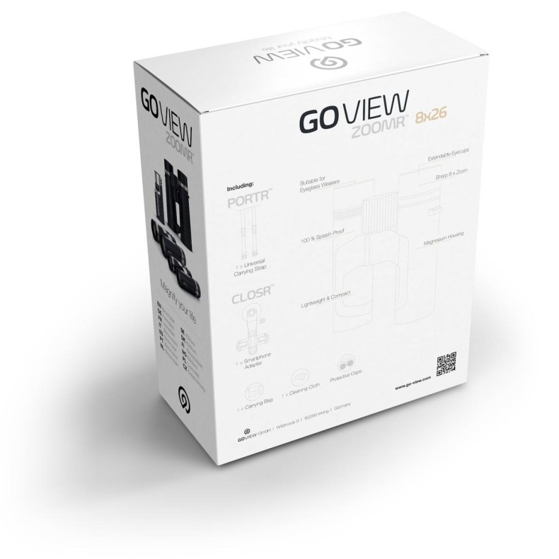 Jumelles GoView ZOOMR 8x26, marron clair Jumelles GoView ZOOMR 8x26, marron clair