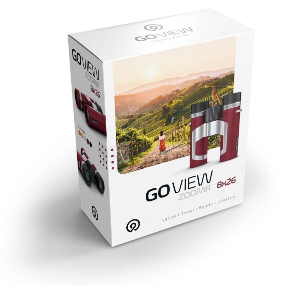 Jumelles GoView ZOOMR 8x26, rouge rubis