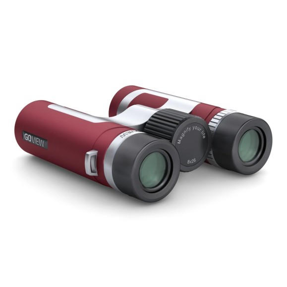 Jumelles GoView ZOOMR 8x26, rouge rubis
