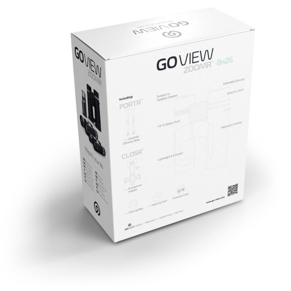 Jumelles GoView ZOOMR 8x26, Bleu Miami