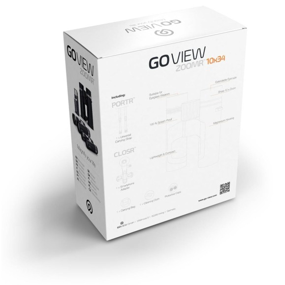 Jumelles GoView ZOOMR 10x34, Sunset Orange