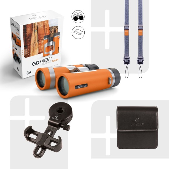 Jumelles GoView ZOOMR 10x34, Sunset Orange
