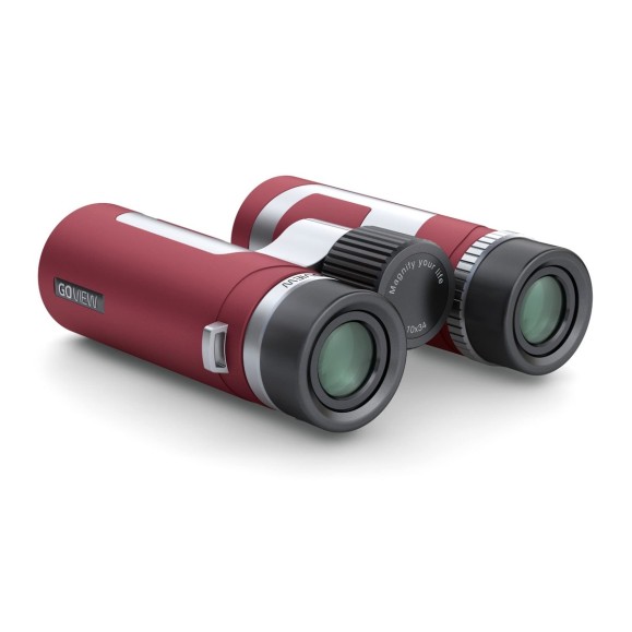 Jumelles GoView ZOOMR 10x34, rouge rubis