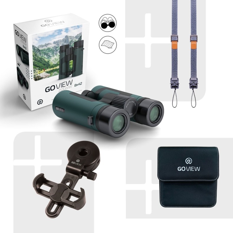 Jumelles GoView ZOOMR 8x42, Vert Chêne Jumelles GoView ZOOMR 8x42, Vert Chêne