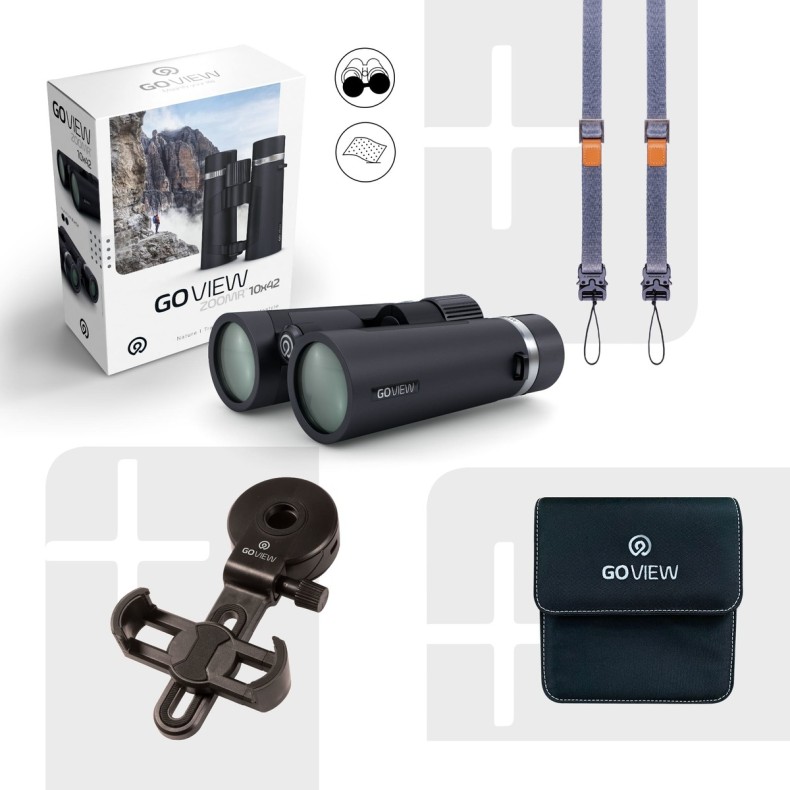 Jumelles GoView ZOOMR 10x42, noir... Jumelles GoView ZOOMR 10x42, noir...