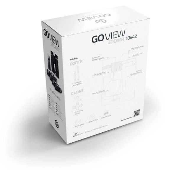 Jumelles GoView ZOOMR 10x42, Vert Chêne