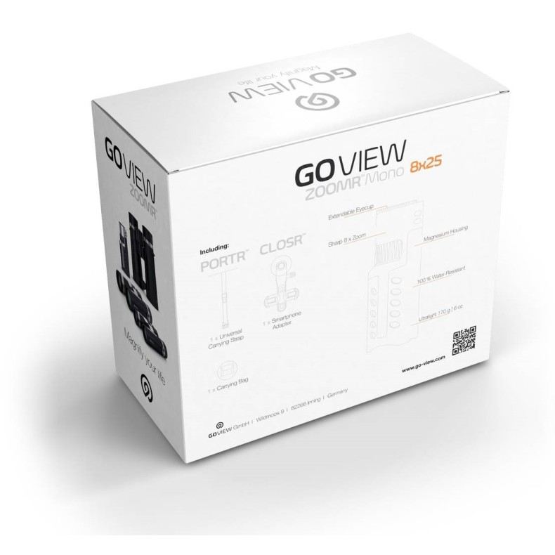 Monoculaire GoView ZOOMR HD, orange... Monoculaire GoView ZOOMR HD, orange...