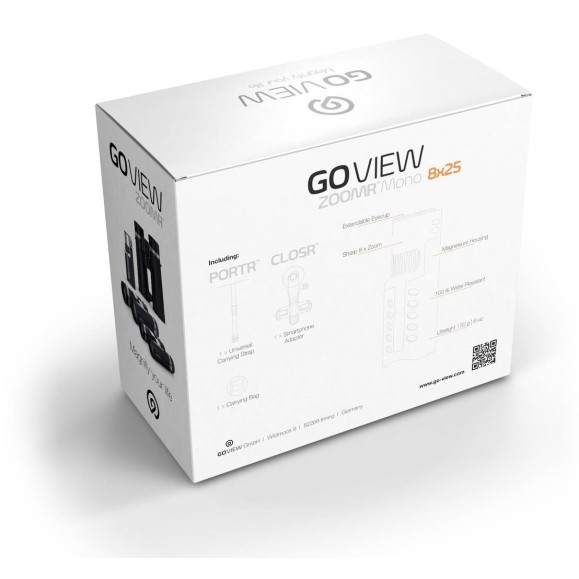 Monoculaire GoView ZOOMR HD, orange soleil couchant