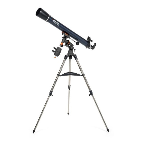 Celestron Pack télescope AstroMaster 90 EQ avec kit de nettoyage CELESTRON pour lentilles optiques