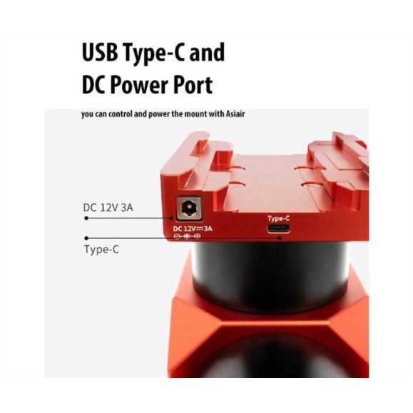 Monture équatoriale harmonique ZWO AM5N Gen.2