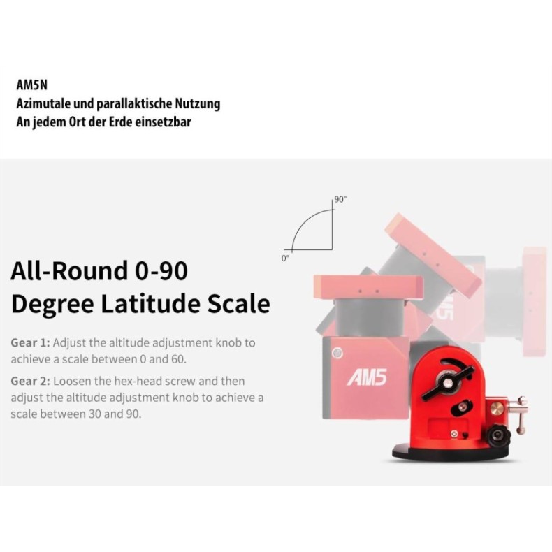 Monture équatoriale harmonique ZWO... Monture équatoriale harmonique ZWO...