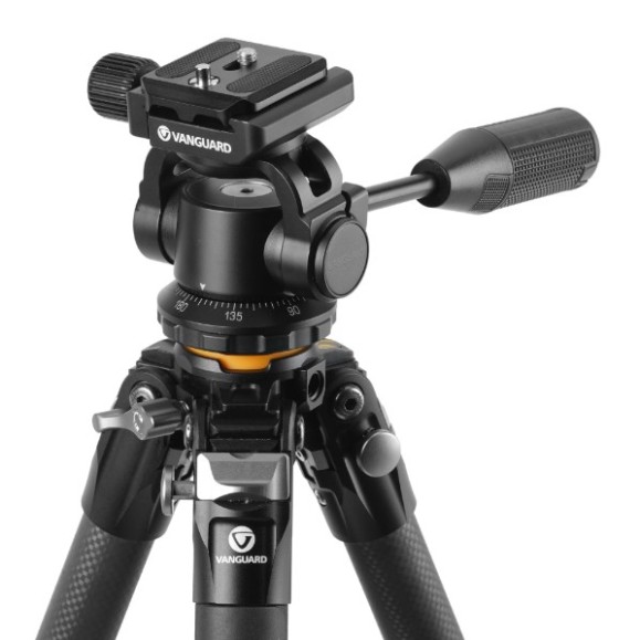 Vanguard Trépied de voyage VEO 5 kit 234CO26 carbone, tête de trépied à 2 voies