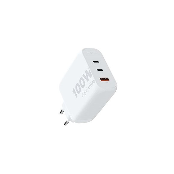XTORM GaN Ultra 100W USB-C 100W PD Wall Charger GaN Ultra 00225409, charge à triple port