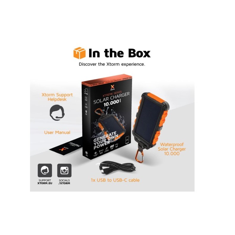 Chargeur solaire - XTORM Xtreme Solar... Chargeur solaire - XTORM Xtreme Solar...