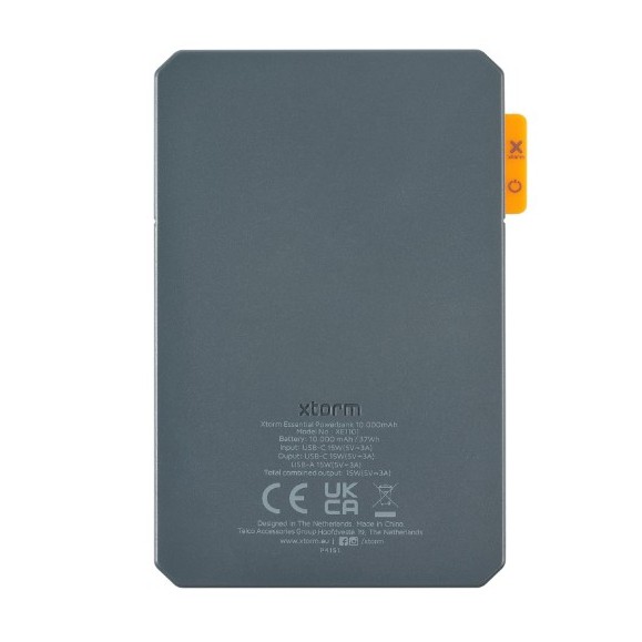 Powerbank - XTORM Essential power pack 10 000 Gris anthracite