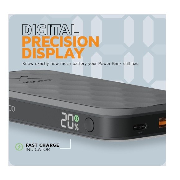 Powerbank - XTORM 20W Fuel Series Power pack 10.000 Black