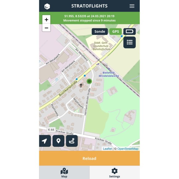 Grand kit de sonde pour ballon stratosphérique avec caméra spatiale, carte micro SD de 64 Go et enregistreur de données